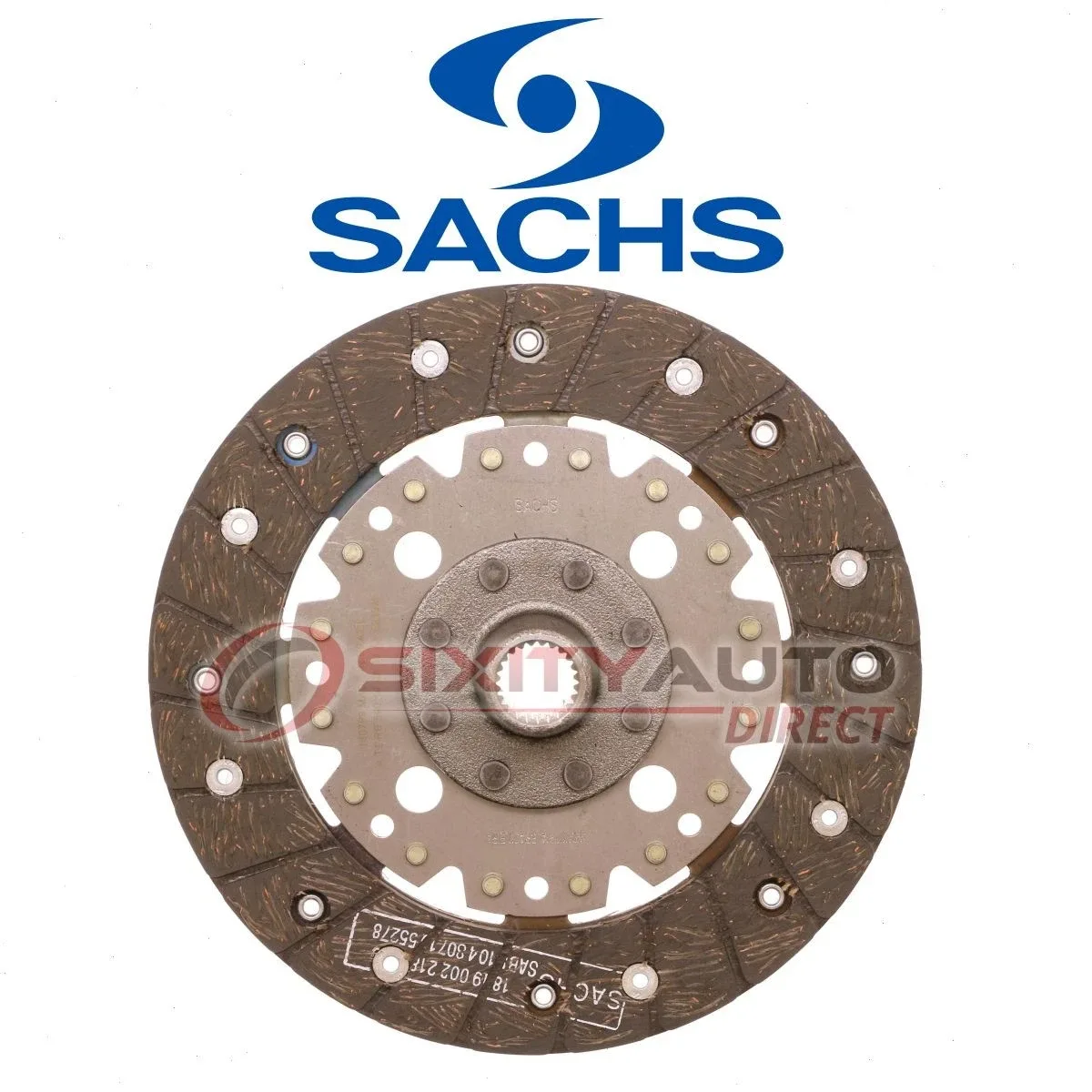 1964-1970 Volkswagen Transporter Clutch Friction Disc - Sachs SX-AZQ7