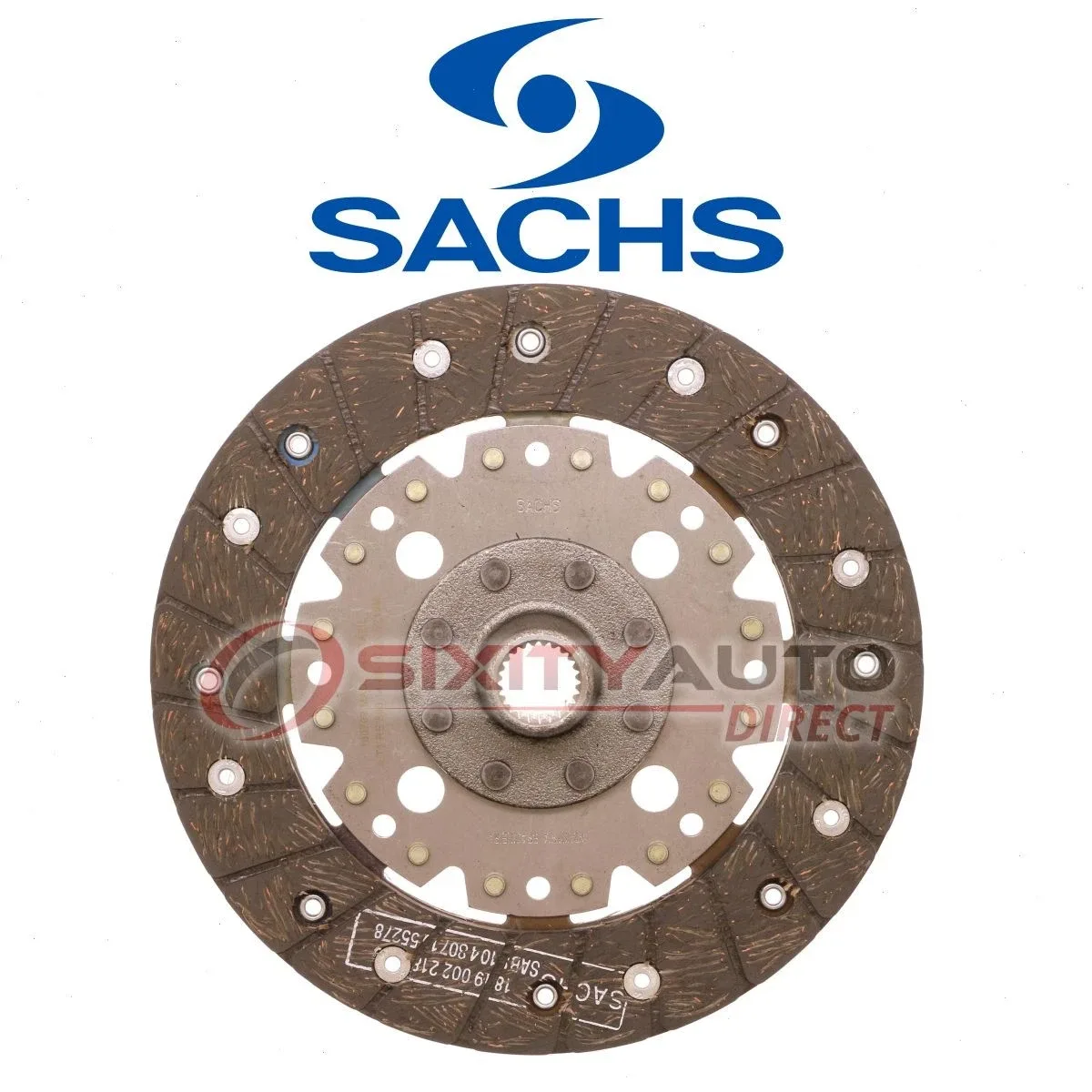 1968-1970 Volkswagen Campmobile Clutch Friction Disc (Manual) - Sachs SX-PHBQ