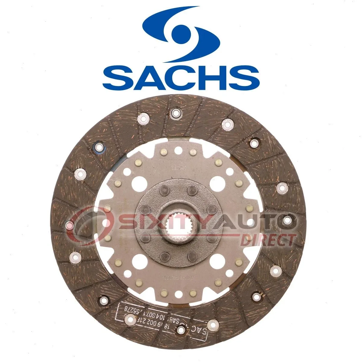 1967-1970 Volkswagen Beetle Manual Transmission Clutch Friction Disc - Sachs SX-S131