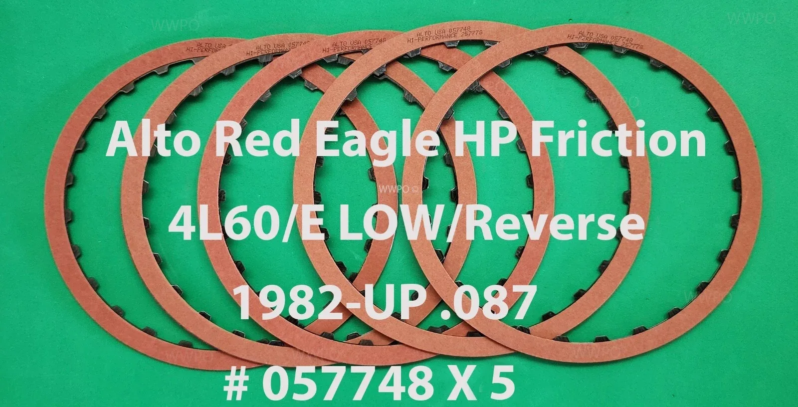 4L60/E Low/Reverse Frictions (5 Plates) - Alto Products 057748