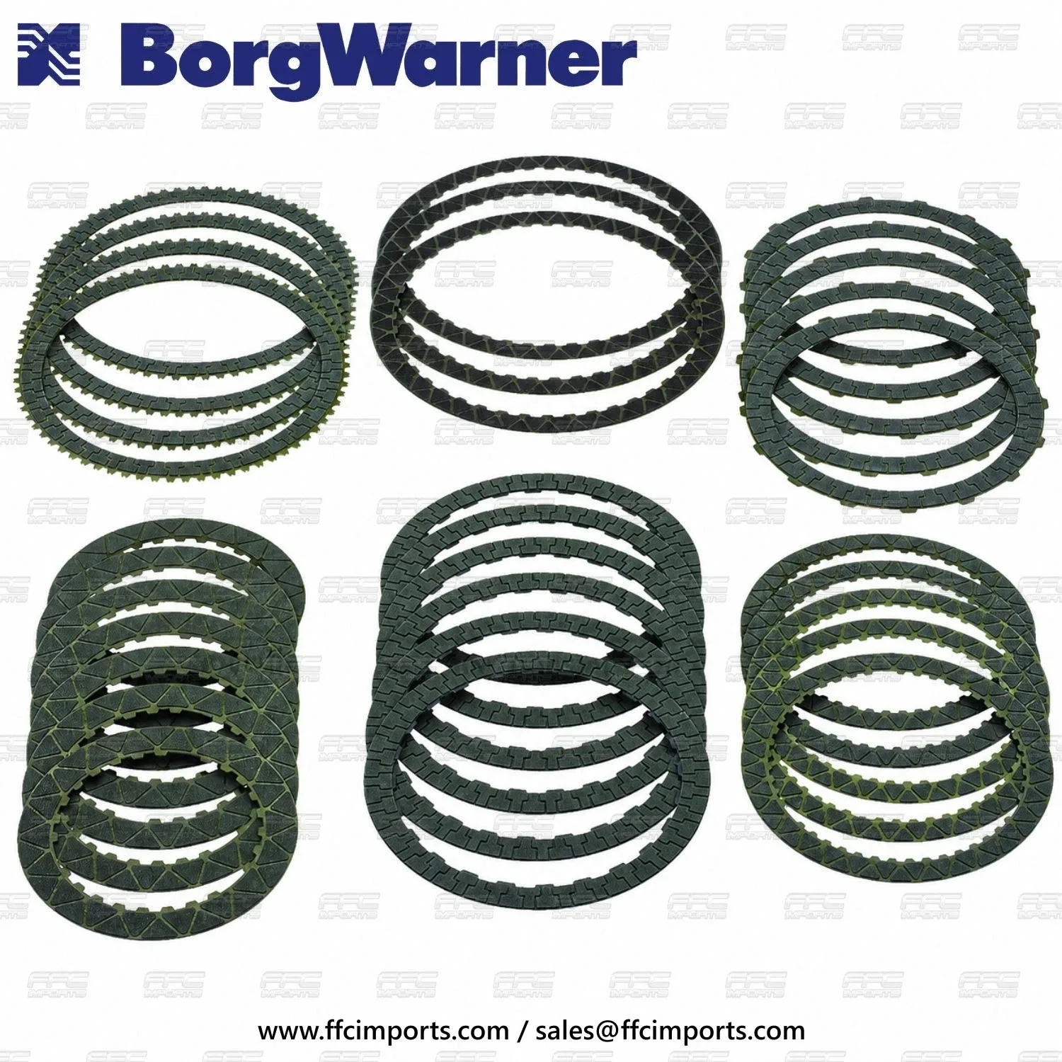 2017+ Ford 10R80/10R100/10L80 BorgWarner Friction Clutch Plates Kit MPN 201752