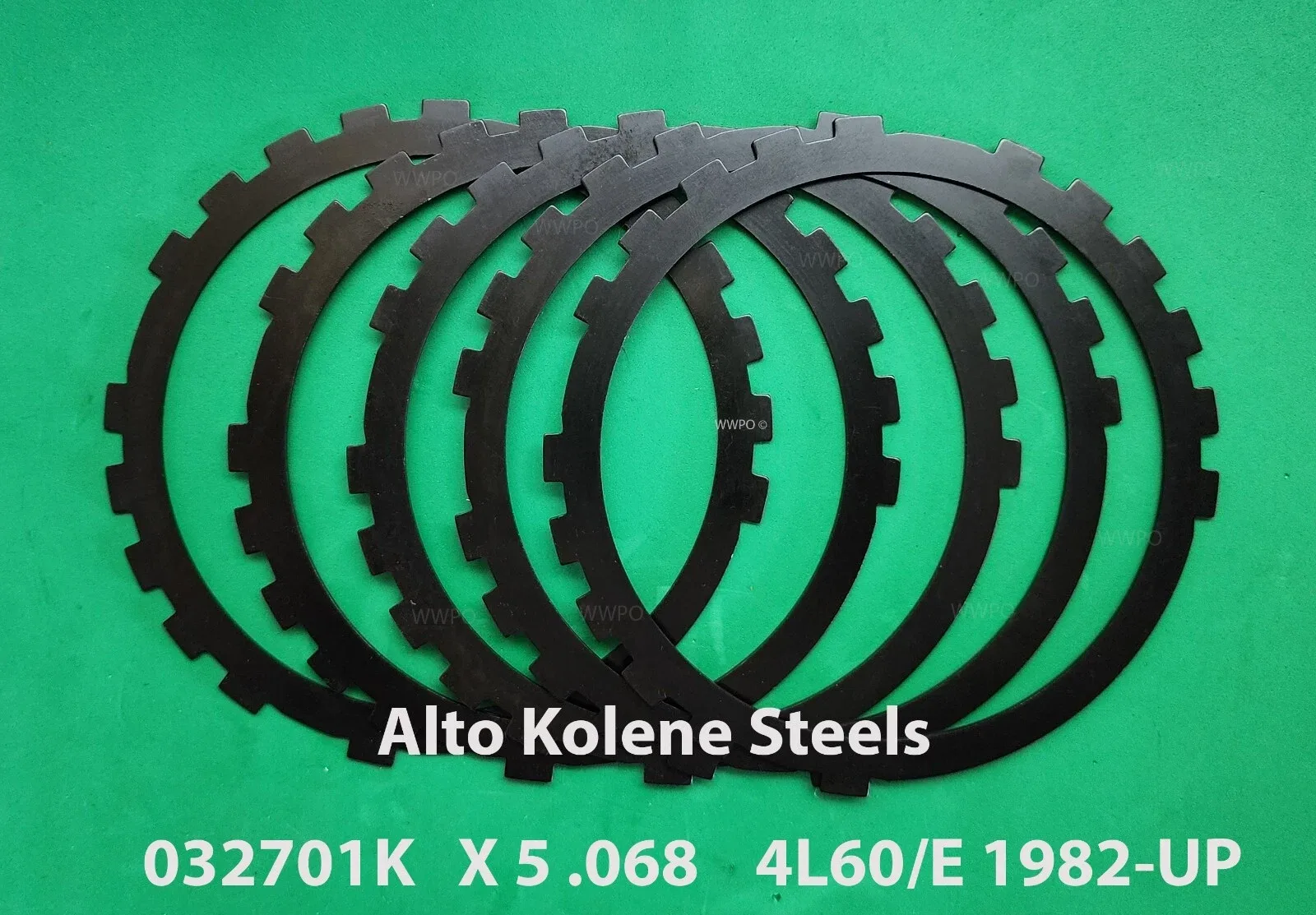 4L60/E Low/Reverse Kolene Steel Clutch Plates (5) — Alto Products MPN 032701K