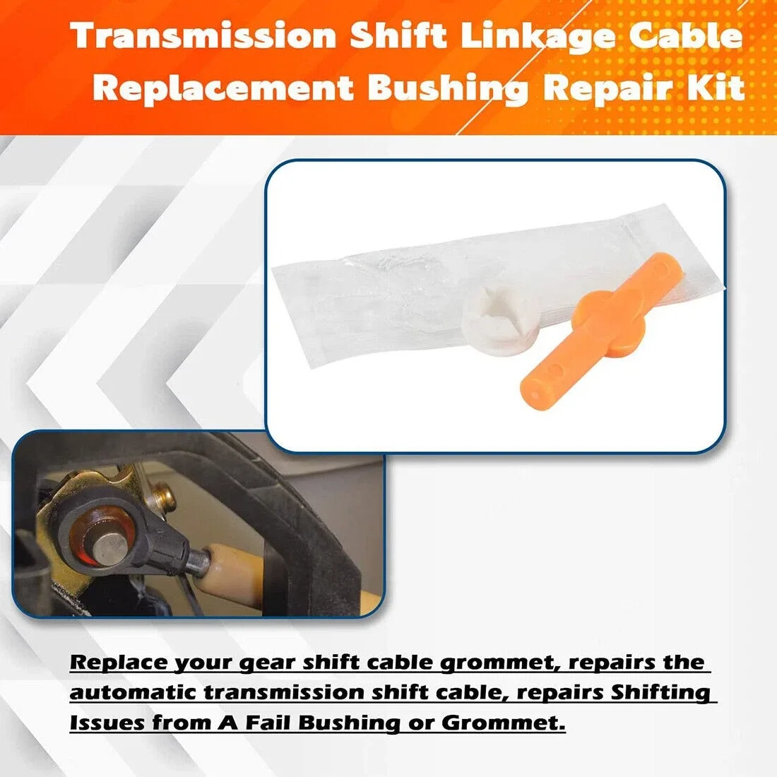 Transmission Shift Linkage Cable Bushing Repair Kit 134193 for Infiniti Nissan Suzuki image 3