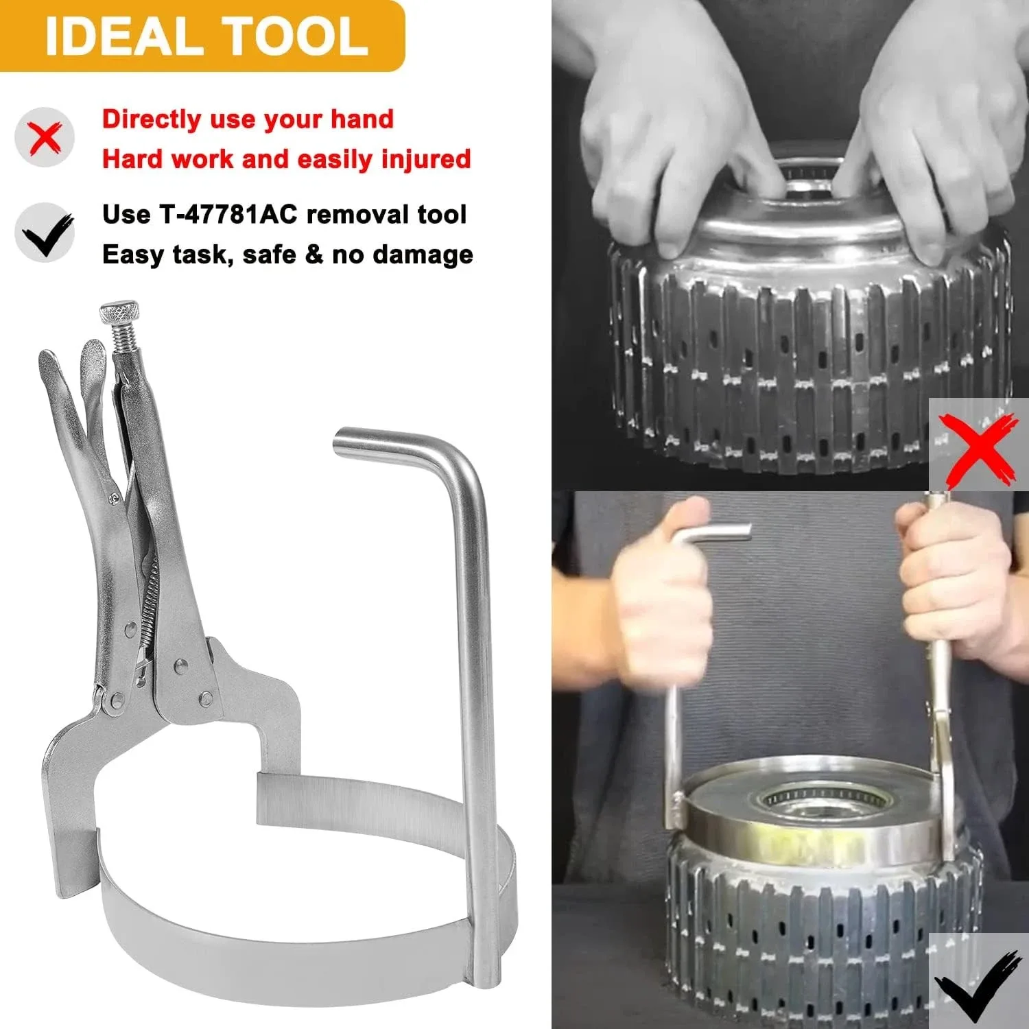 ME-Motor T-47781AC Clutch Drum Removal & Installation Tools for GM 6L50E/6L80E/6L90E image 4
