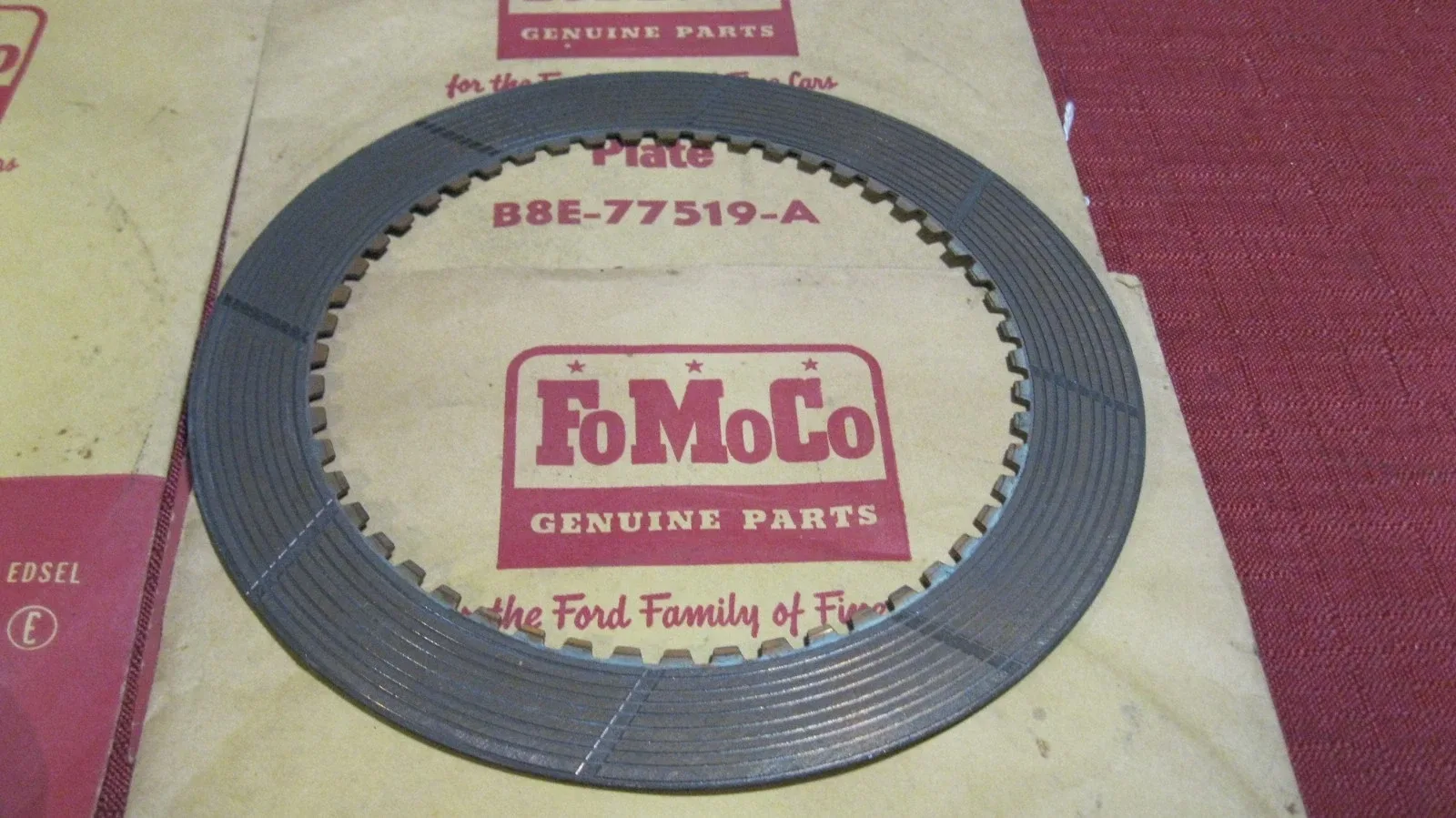 1958 Edsel Rear Clutch Spline Plate (Automatic) MPN B8E-77519-A — Lot of 5 image 2