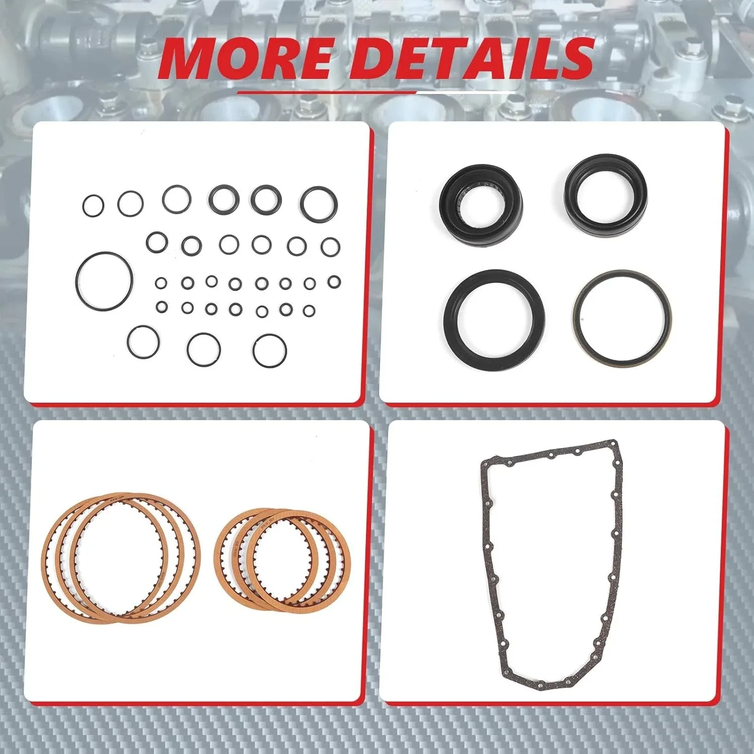 CVT Master Rebuild Kit JF017E / RE0F10E for Nissan Infiniti image 4