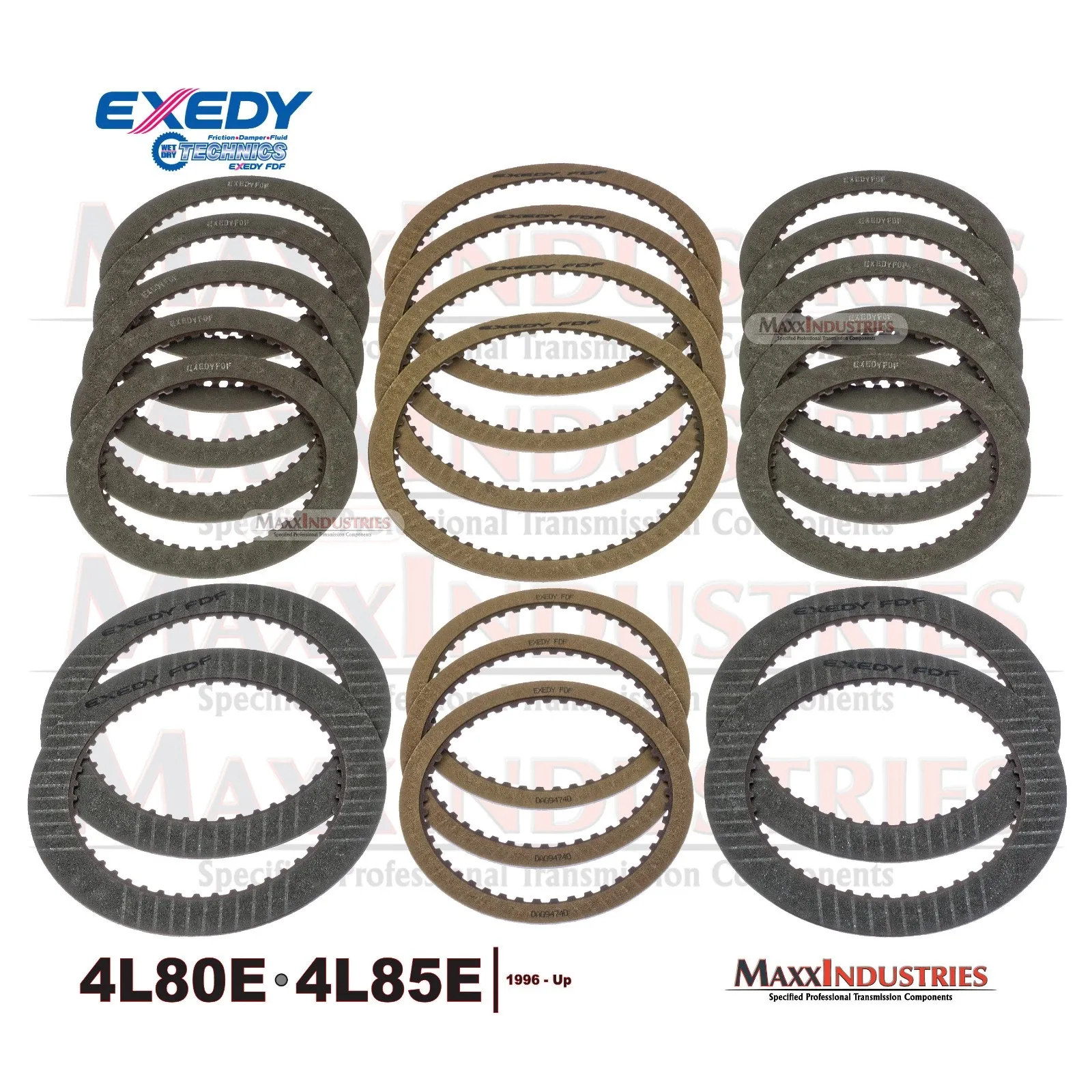 1996-on 4L80E/4L85E Friction Clutch Kit — Exedy EFK164E (R34119EA) image 2