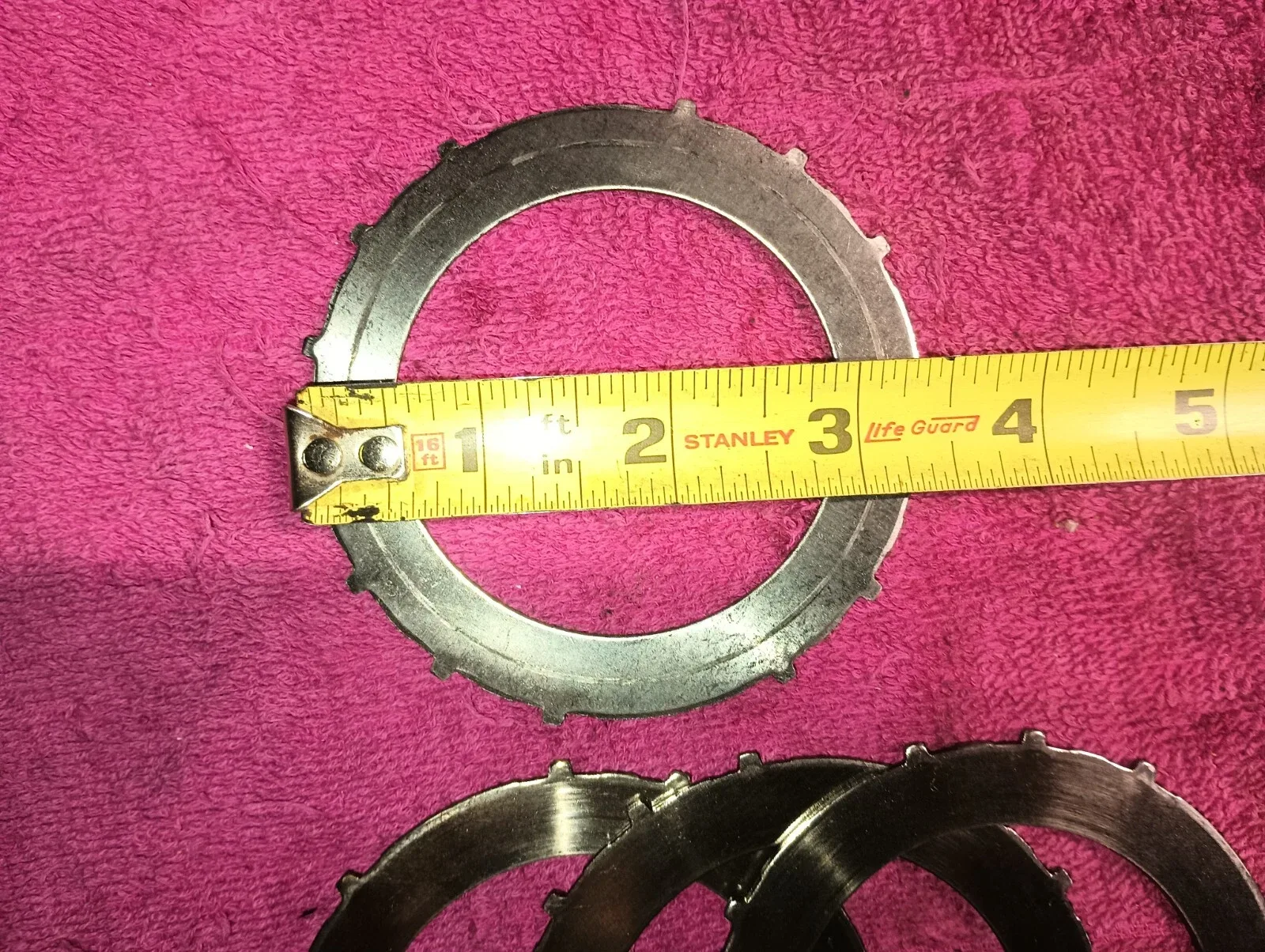 Coast Clutch Steel Plates 4pcs 0.070" for 4T40E / 4T45E / 4T45-E - GM OEM 4T45-E image 2