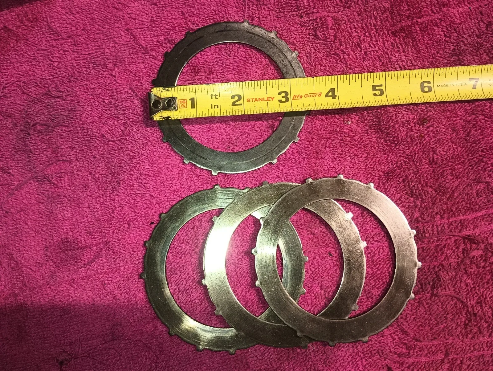 Coast Clutch Steel Plates 4pcs 0.070" for 4T40E / 4T45E / 4T45-E - GM OEM 4T45-E