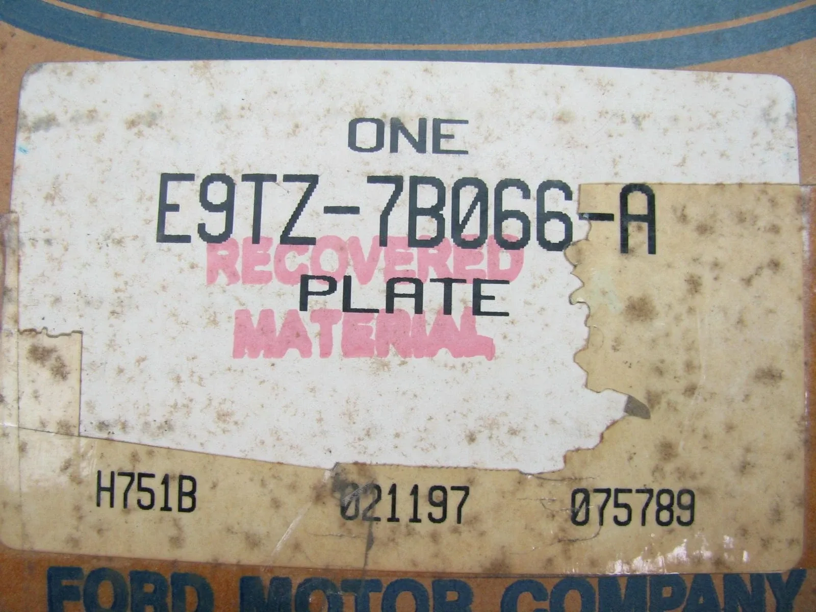 NOS Ford E9TZ-7B066-A Reverse Clutch Pressure Plate for 4R100 / C6 image 3