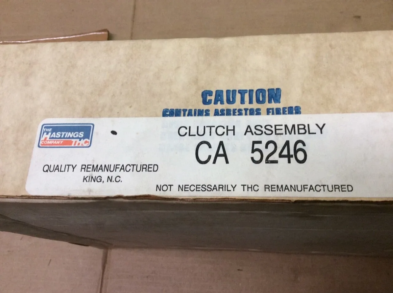 Hastings CA 5246 Reman Clutch Pressure Plate - Manual Transmission image 2