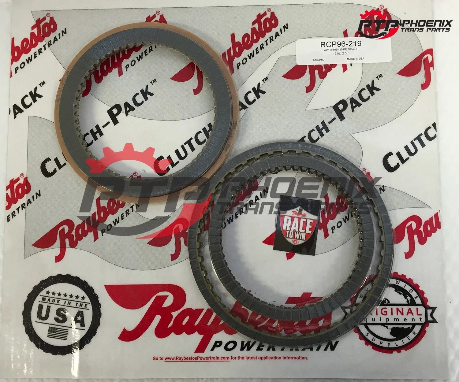 2004+ VW / Audi 09G (TF60SN) Clutch Plate Rebuild Kit RCP-219