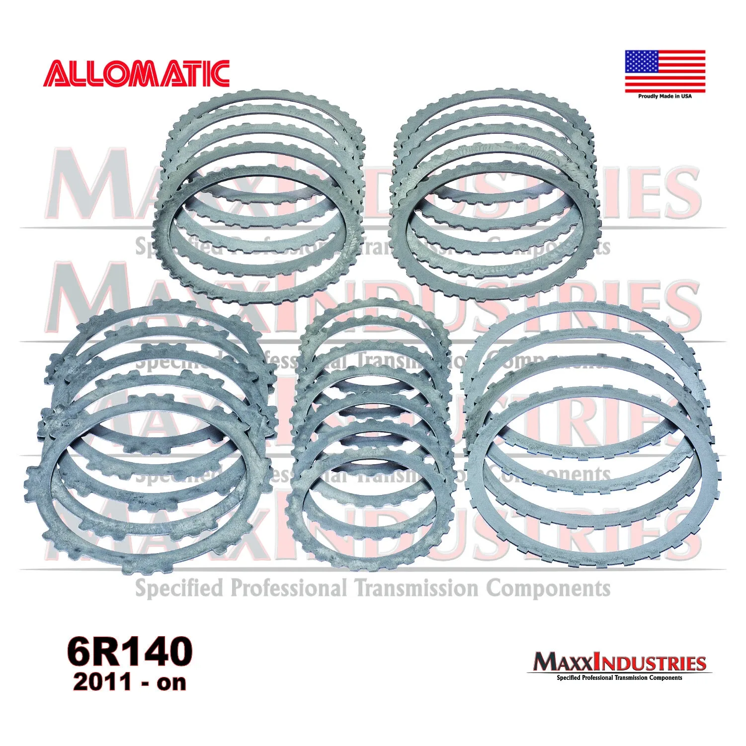 2011-on Ford 6R140 Steel Clutch Plate Set STMFORD20 image 2