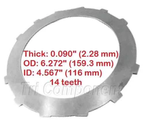 1970-Up GM TH400 / 4L80E 4th/Direct Clutch Steel Plate - Tri Component 34305C