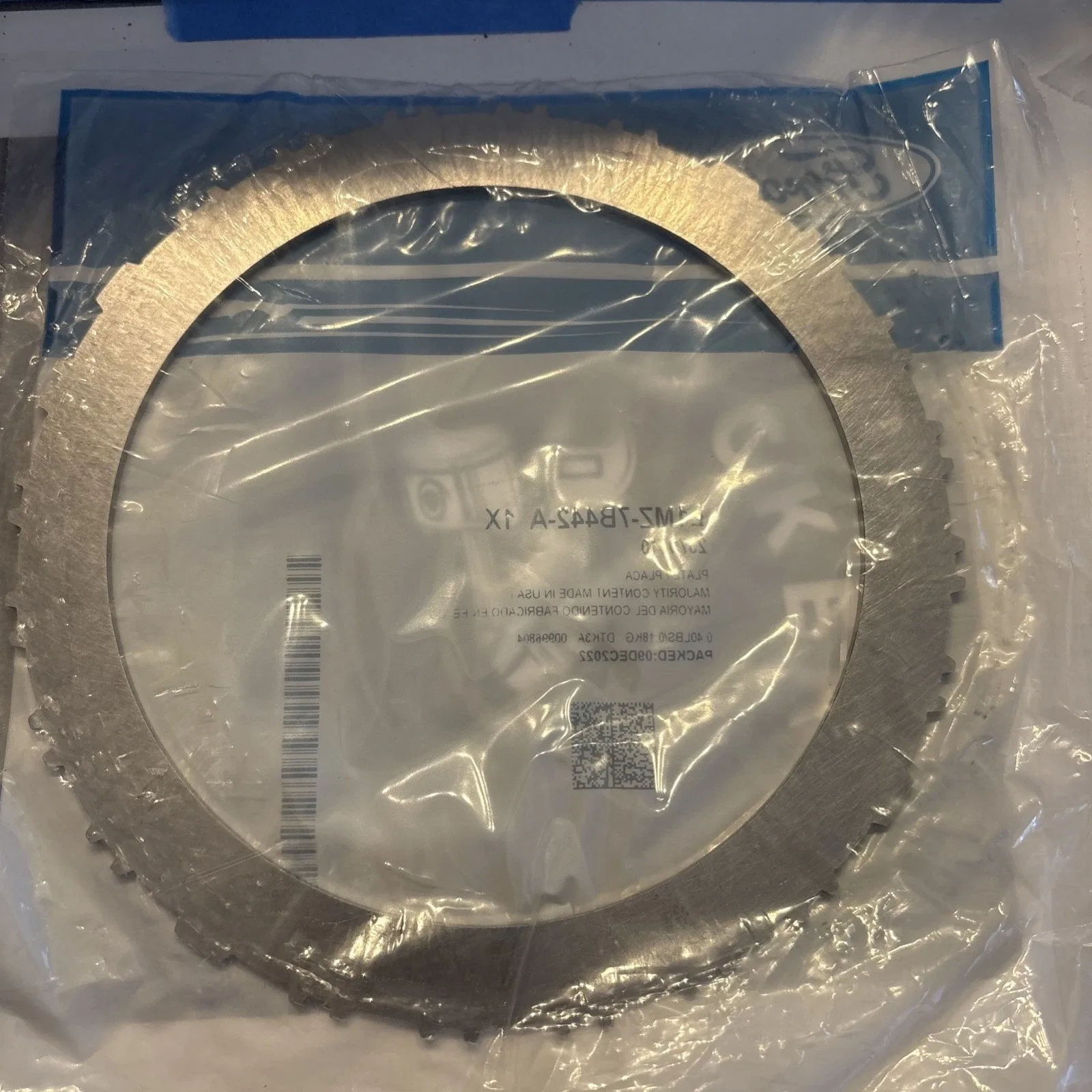 2020-2023 Ford Escape 2.5L Clutch Friction Plate L1MZ-7B442-A image 3