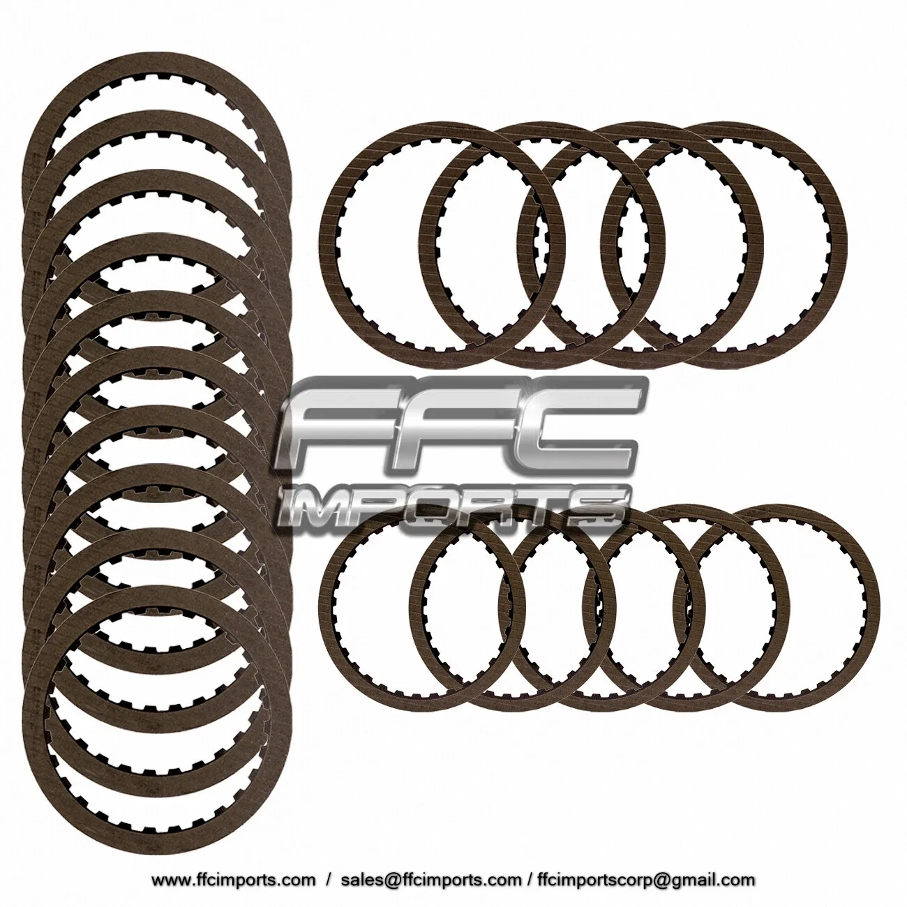 42RLE Friction Clutch Plates Kit 03-Up for Dakota / Liberty / Wrangler — Alto 000635 635