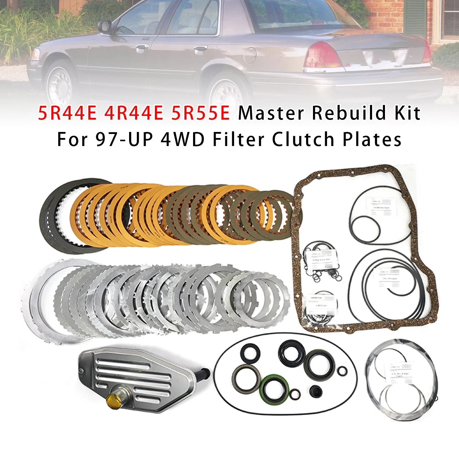 1997-UP Master Rebuild Kit for 5R44E / 4R44E / 5R55E – F5TZ-7A098-B image 2