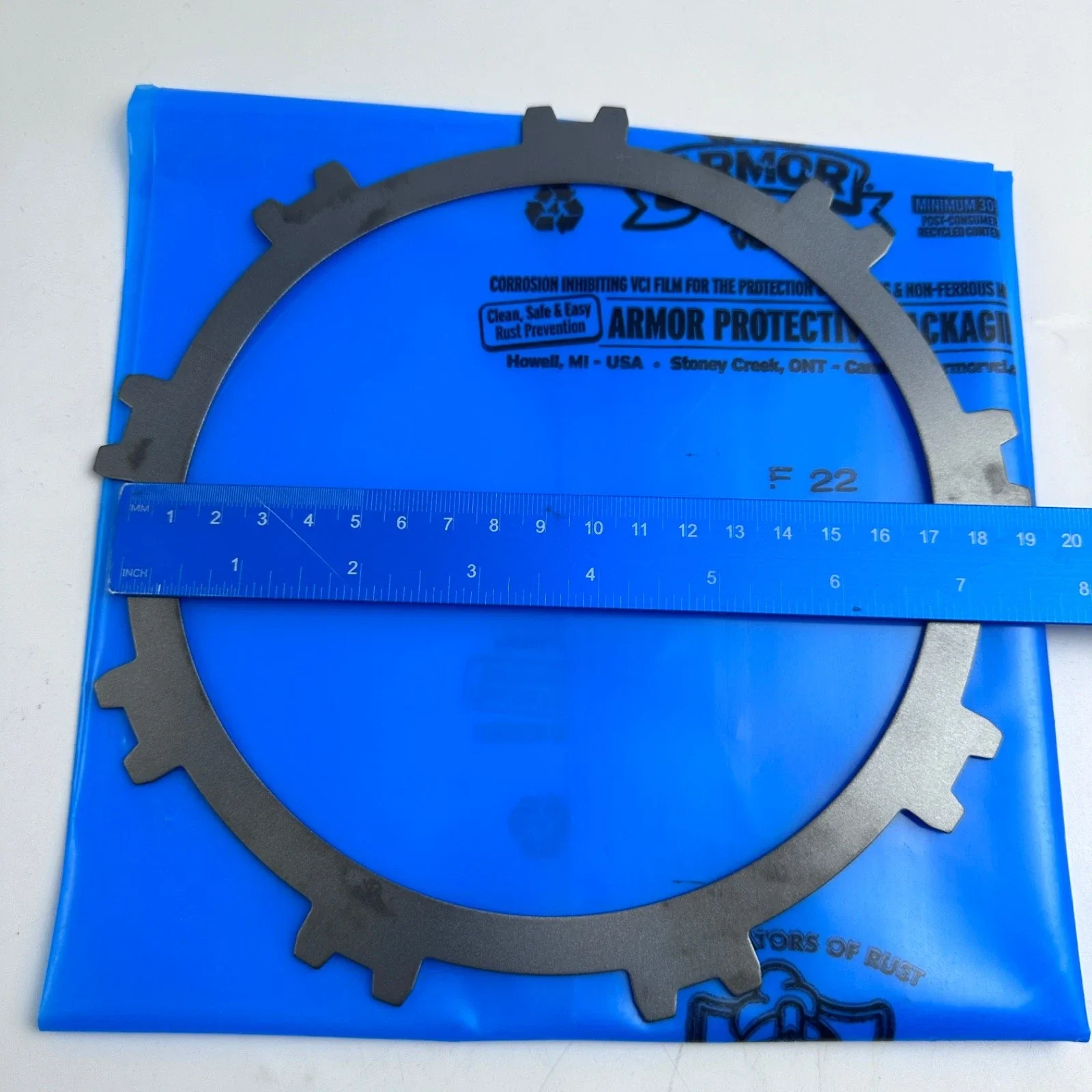 F22 Outer 12-Lug Steel Clutch Plate for Automatic Gearbox OEM-F22-12LUG image 2