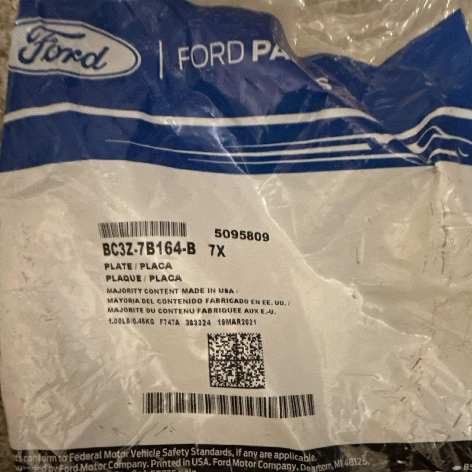 Ford BC3Z-7B164-B Drive Plate Assembly (Clutch Plate)