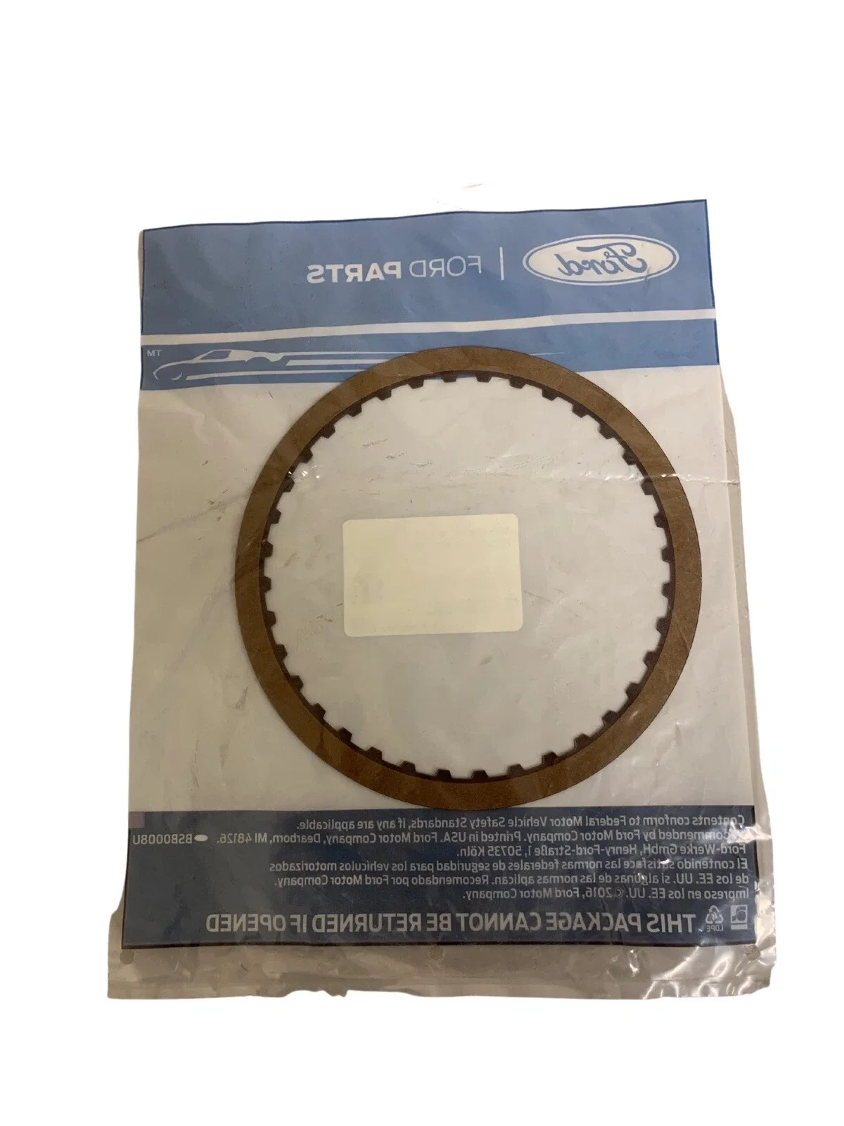 Ford / Lincoln Edge Nautilus Automatic Transmission Clutch Plate K2GZ-7E311-A