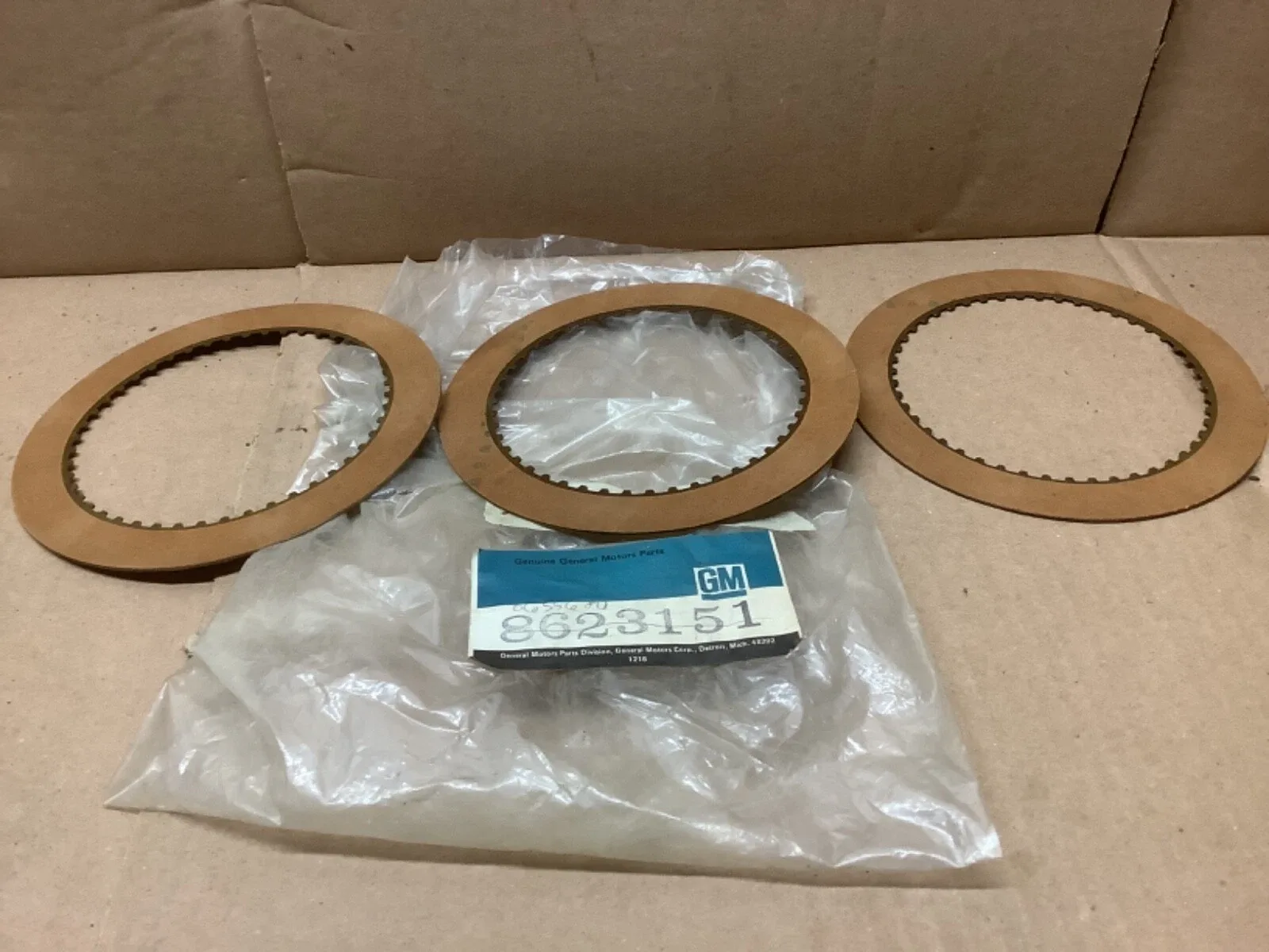 1965-1977 GM Intermediate Clutch Plates Kit MPN 8623151