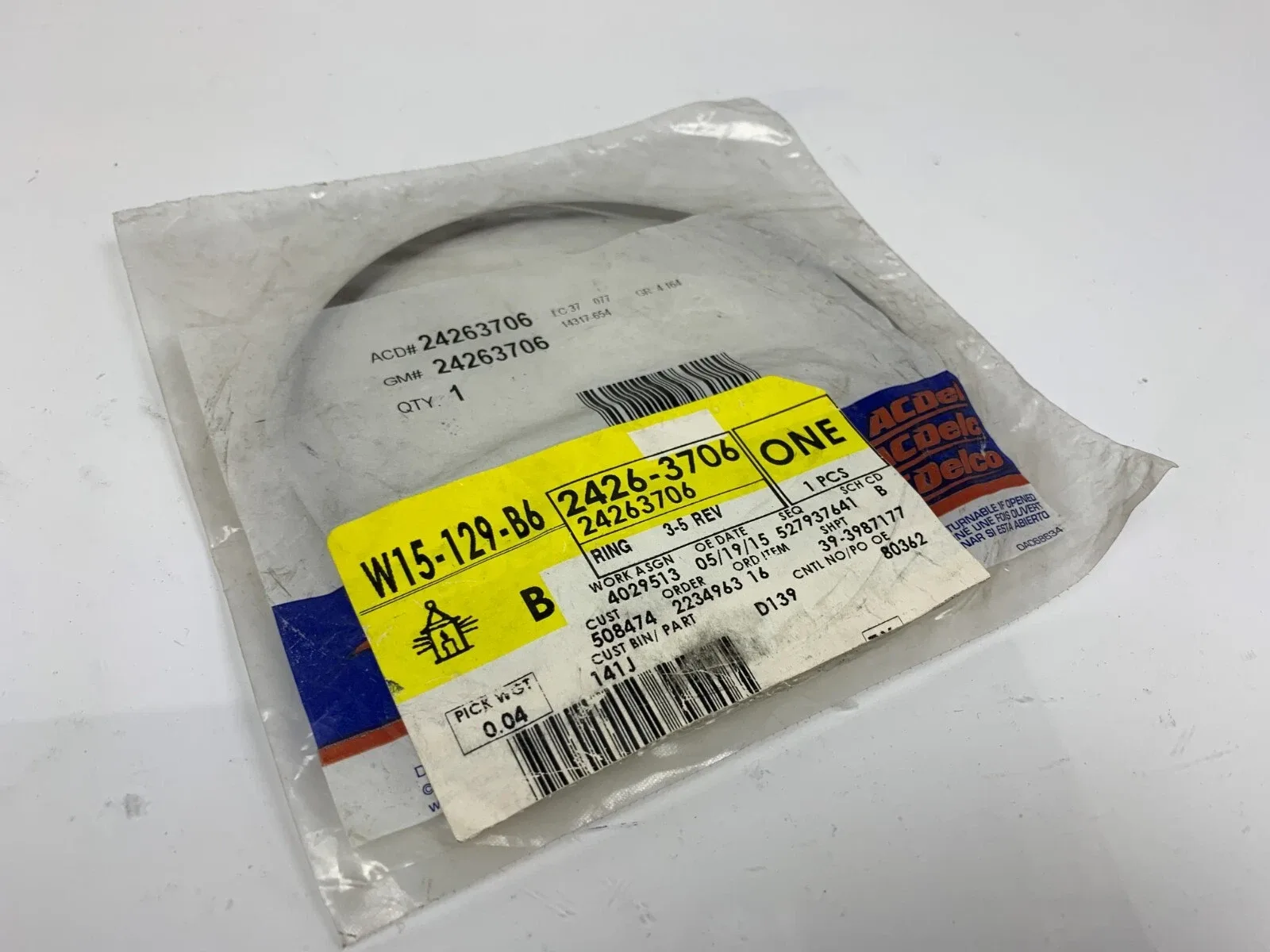 GM 24263706 Automatic Transmission Retaining Ring
