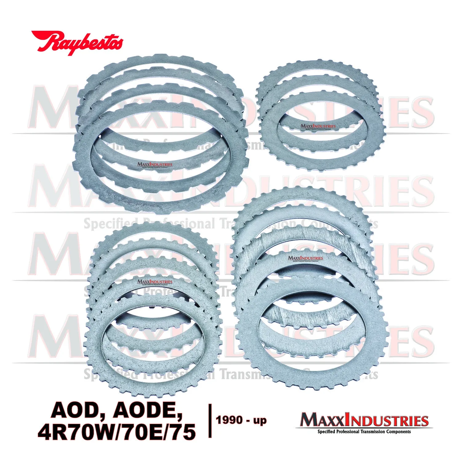 1990-UP Ford AODE / 4R70W / 4R75 Clutch Plate Rebuild Kit 17pc – Raybestos 000230 image 3