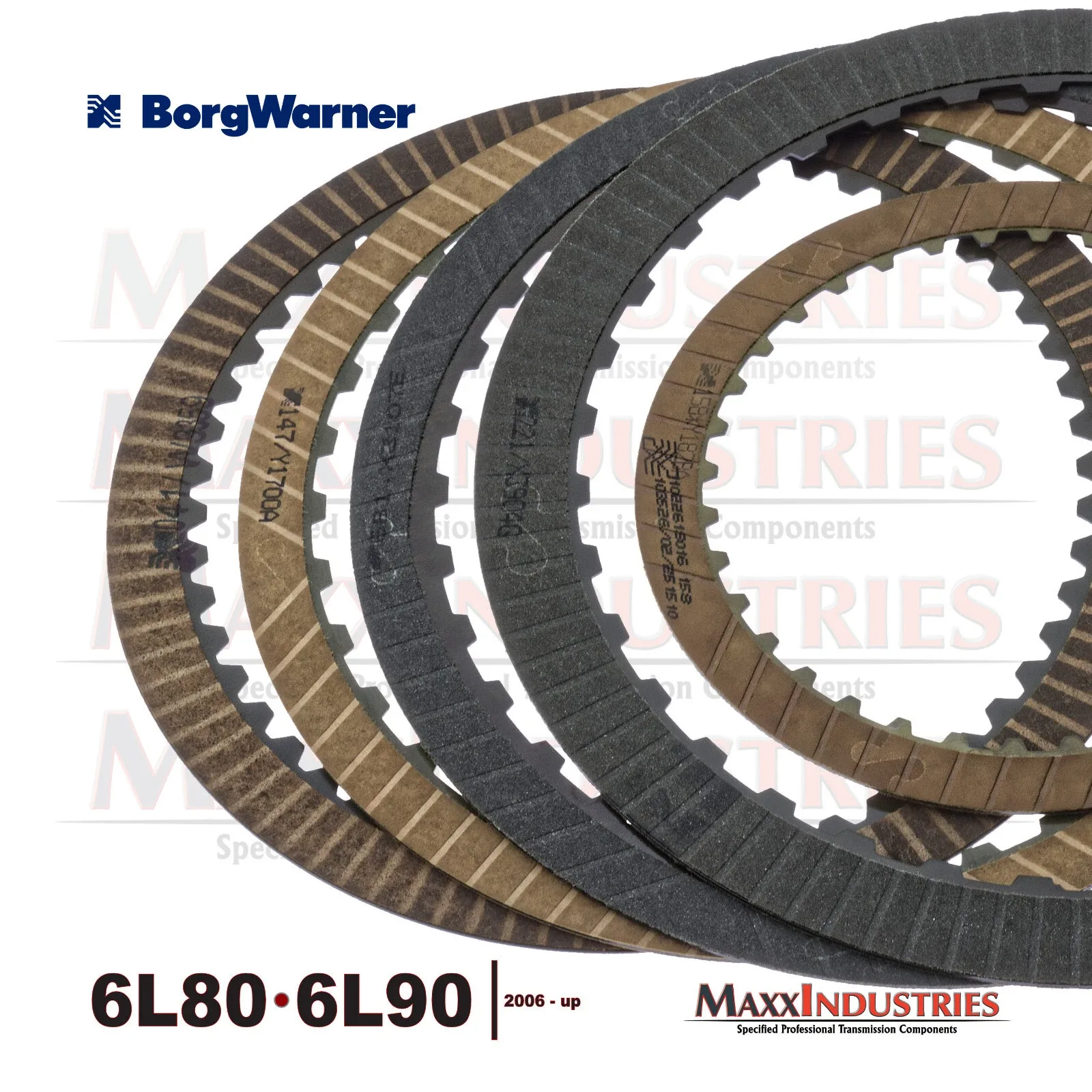 BorgWarner 34354KIT Friction Clutch Plate Kit for GM 6L90 (2010+) image 3
