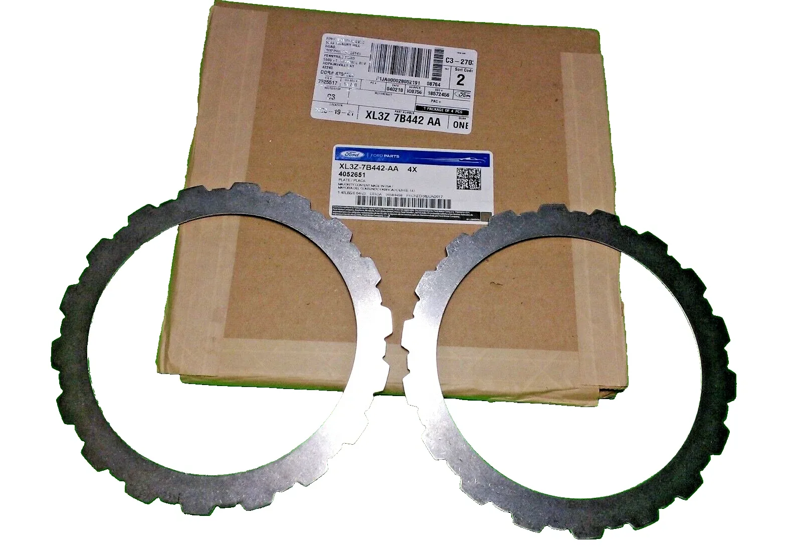 Ford E150 E250 F-150 Transmission Clutch Plate XL3Z-7B442-AA — Pack of 2