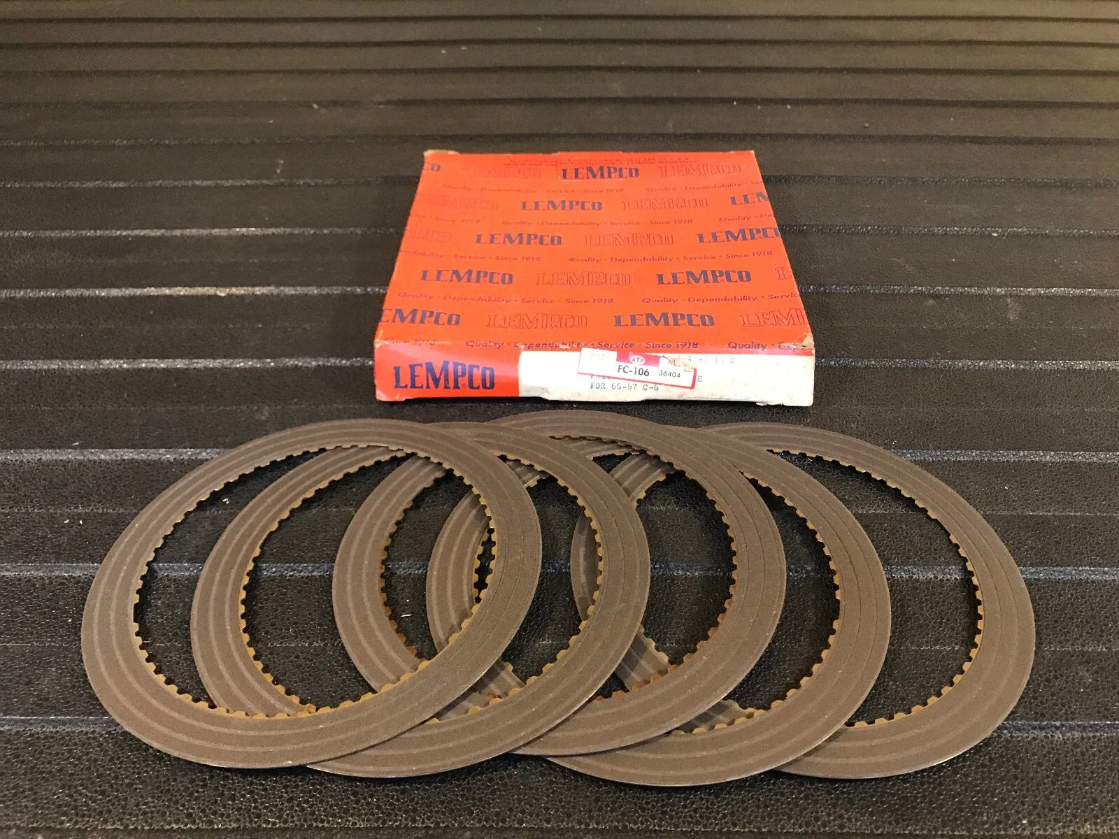 Lempco Clutch Plate Set of 5 FC-106 / 36404 - Fits AC, Ford, Lincoln & Mercury