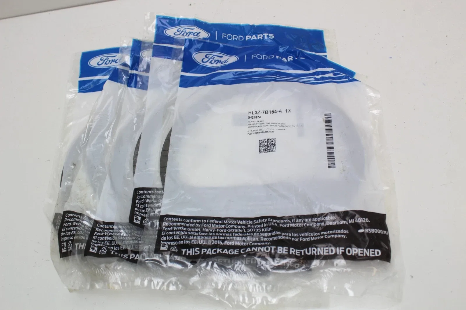 Genuine Ford Transmission Clutch Friction Plate HL3Z-7B164-A - Lot of 5