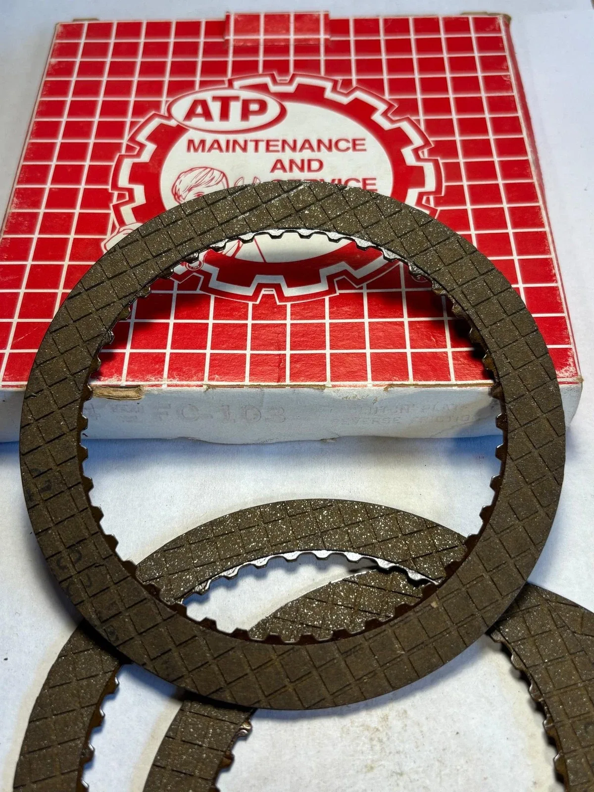 1965-1986 Ford C4 C5 automatic transmission reverse clutch plate x3 ATP FC-103 image 3