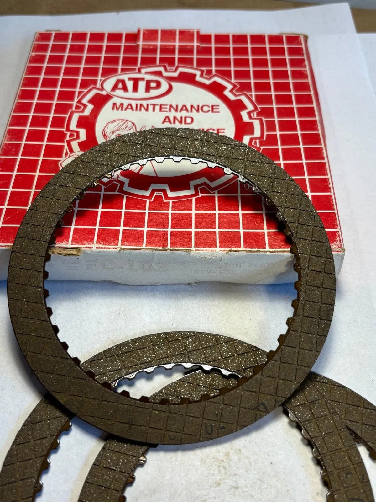 1965-1986 Ford C4 C5 automatic transmission reverse clutch plate x3 ATP FC-103 image 4