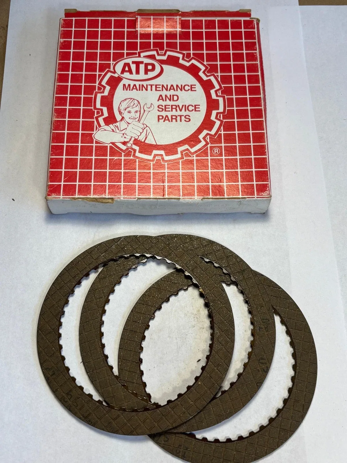 1965-1986 Ford C4 C5 automatic transmission reverse clutch plate x3 ATP FC-103