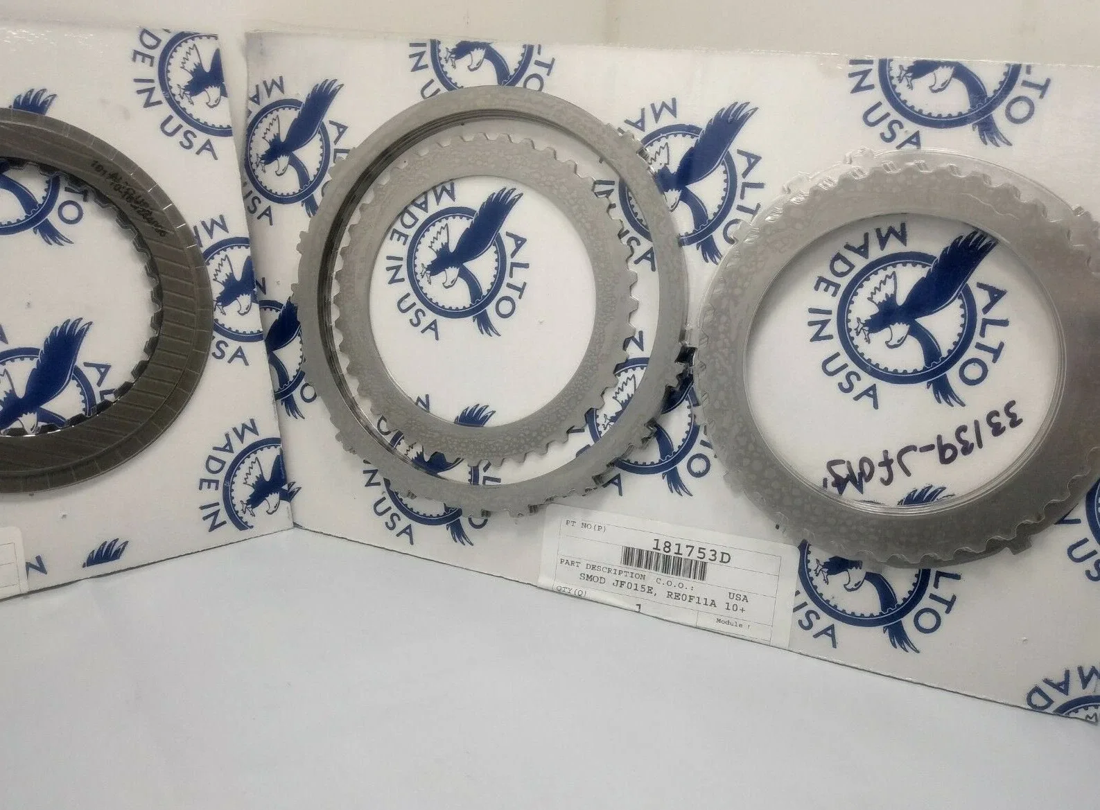 JF015E RE0F11A Friction Clutch & Steel Plate Module Kit — 33119-JF015 / 33139-JF015 image 4