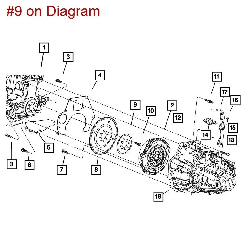 2001-2010 Sebring Auto Trans Overdrive Clutch Reaction Plate 04471933 image 3