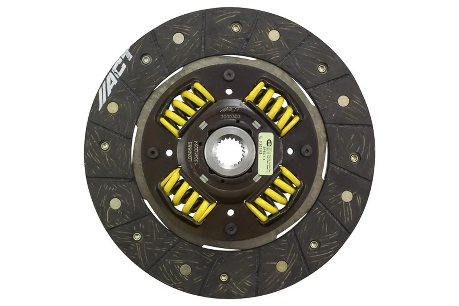 ACT 3000303 Performance Sprung Clutch Friction Plate — 224mm (20 Spline)