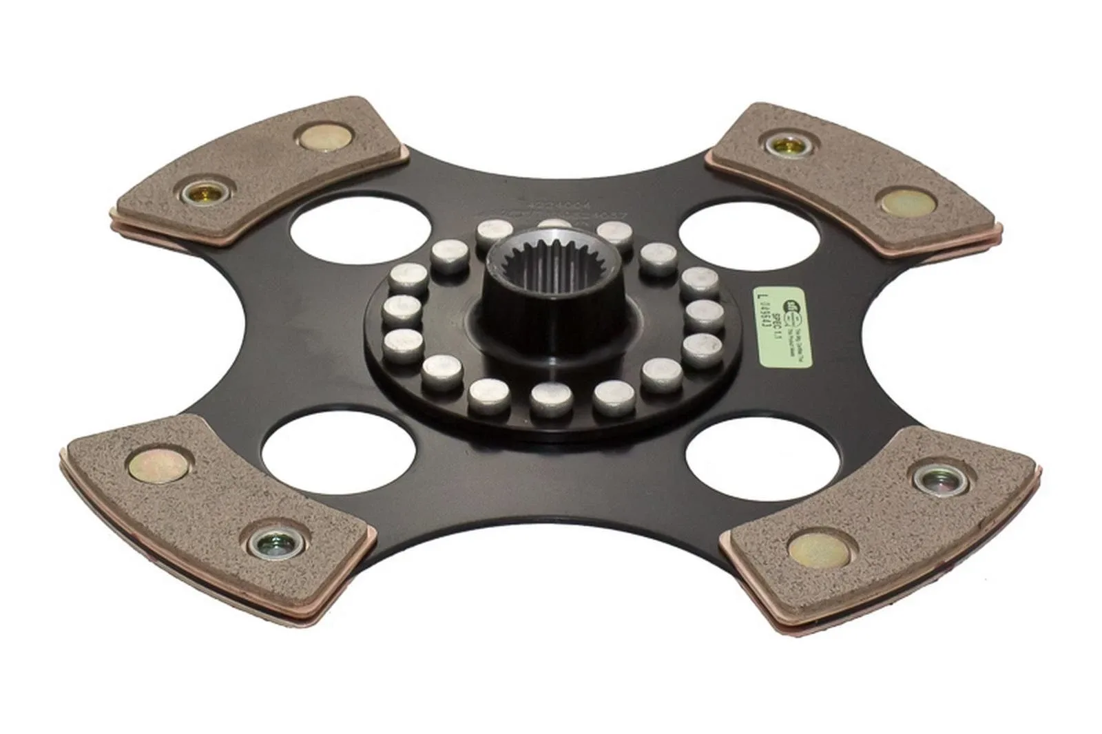 ACT 4224004 Clutch Friction Plate — 4-Pad Rigid, 224 mm image 2