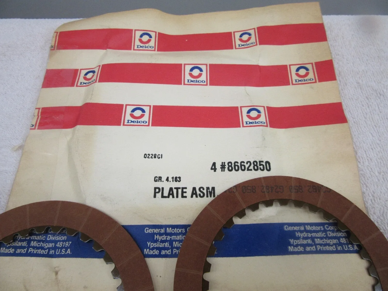 1983-1994 GM Input/2nd Clutch Plates NOS — GM 8662850 / 8662912 image 2