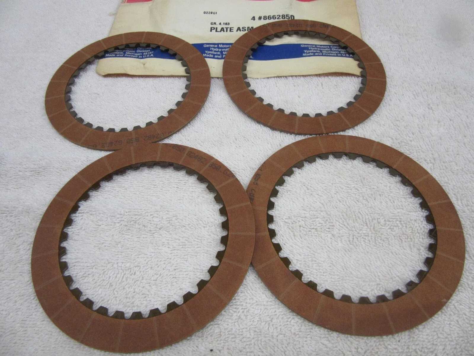 1983-1994 GM Input/2nd Clutch Plates NOS — GM 8662850 / 8662912 image 3