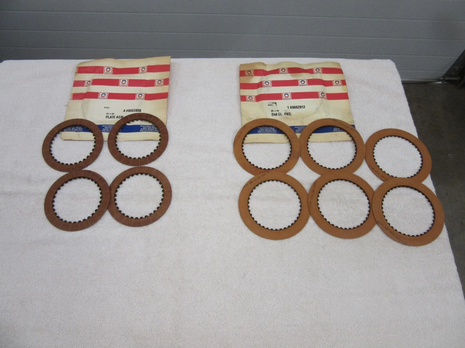 1983-1994 GM Input/2nd Clutch Plates NOS — GM 8662850 / 8662912