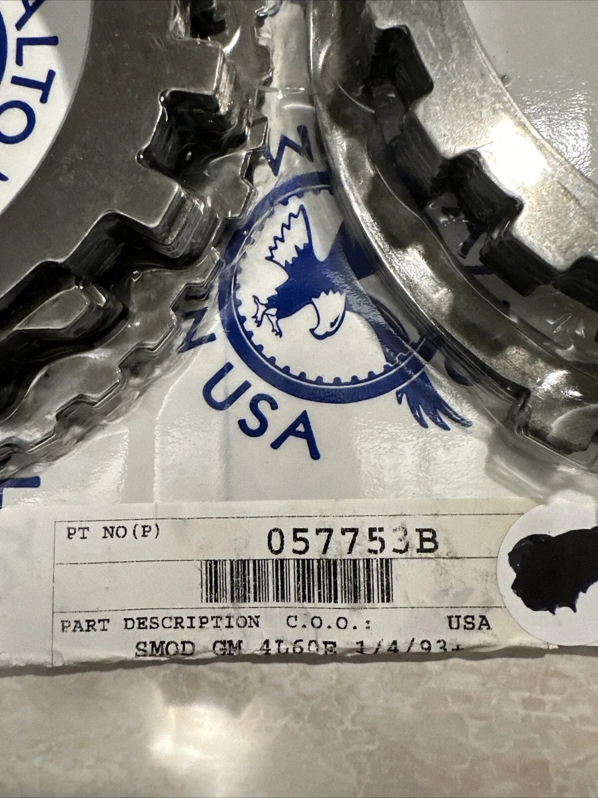 1987-1993 GM 4L60E Steel Clutch Plate Kit MPN 057753B image 2
