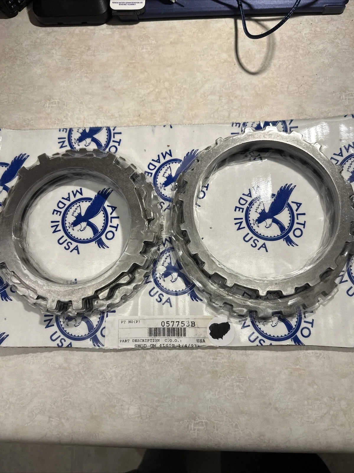 1987-1993 GM 4L60E Steel Clutch Plate Kit MPN 057753B