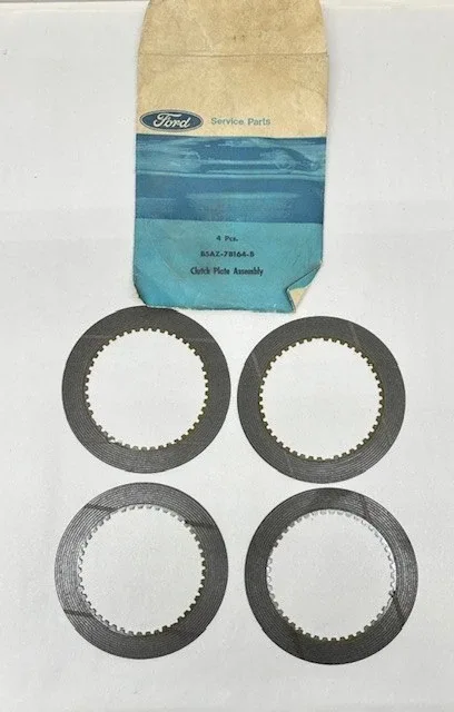 1955–1960 Ford & Mercury Clutch Plate Assembly B5AZ-7B164-B (4 Pc Set)