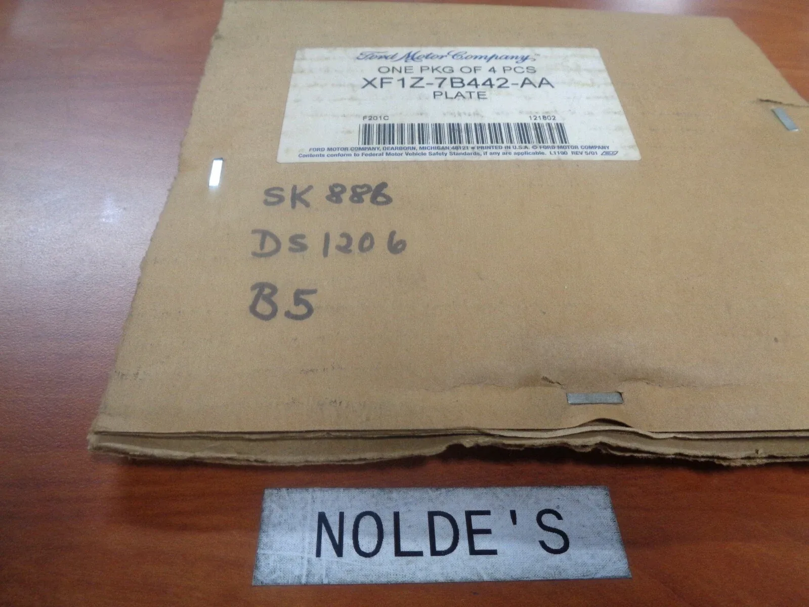Ford Transmission Clutch Plate Set of 4 XF1Z-7B442-AA image 2