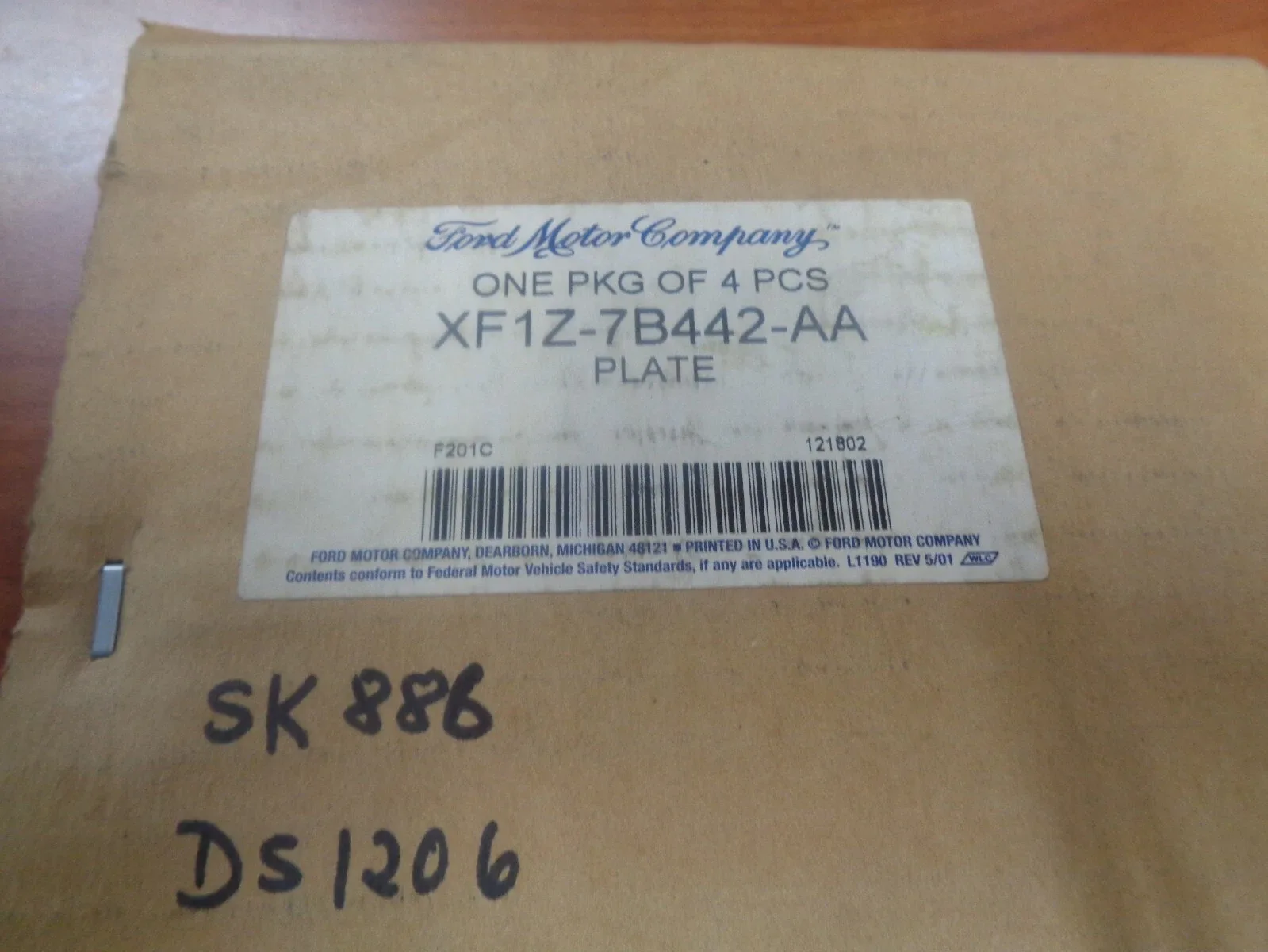 Ford Transmission Clutch Plate Set of 4 XF1Z-7B442-AA image 4