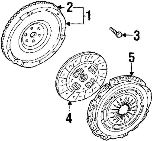1997-2002 Ford/Mercury Clutch Friction Plate (97BZ-7550-EA)