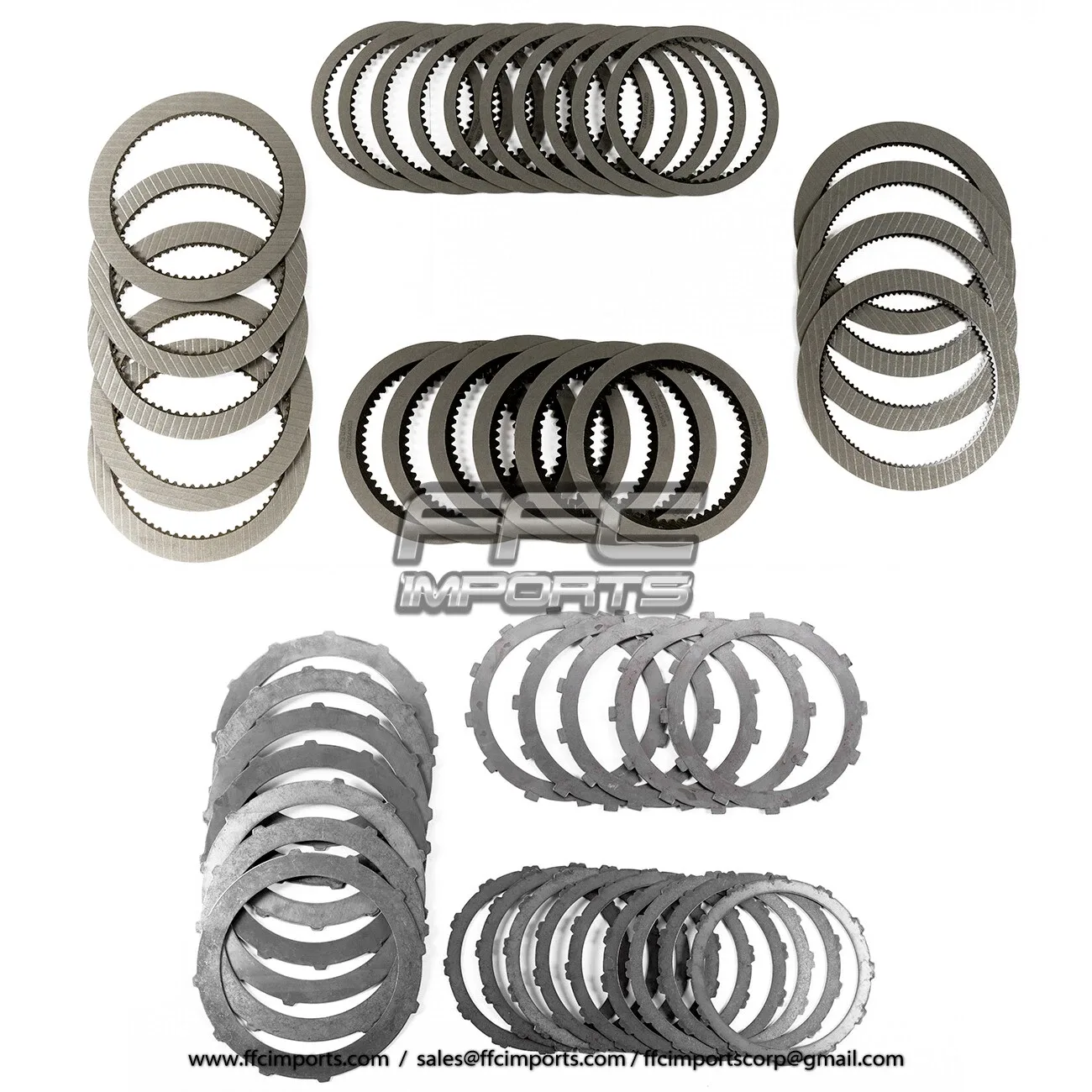 2003-UP Dodge Ram 48RE / A618 Friction & Steel Clutch Plate Set — 028752F, 028753F