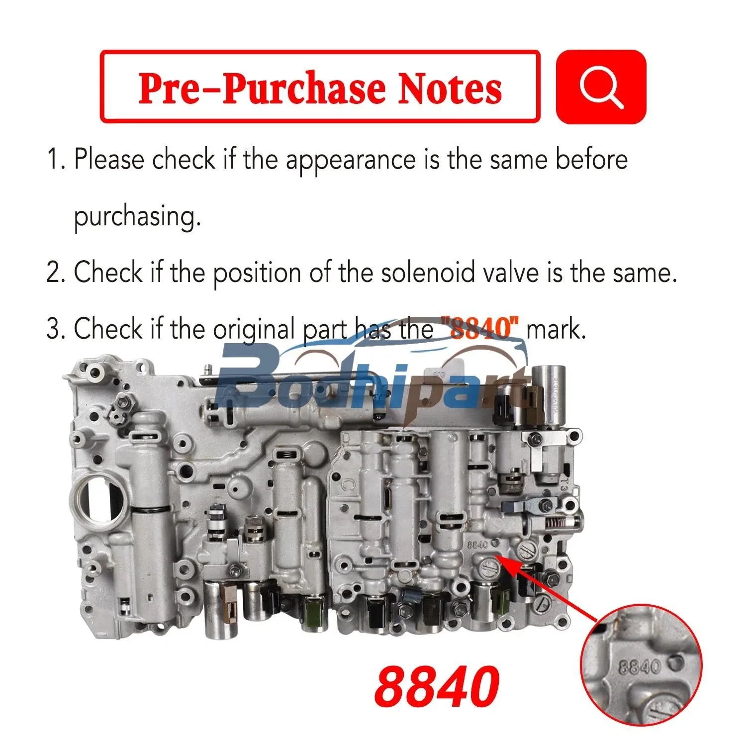 2006 Lexus GS300 Valve Body (A960E) Cast #8840 image 2