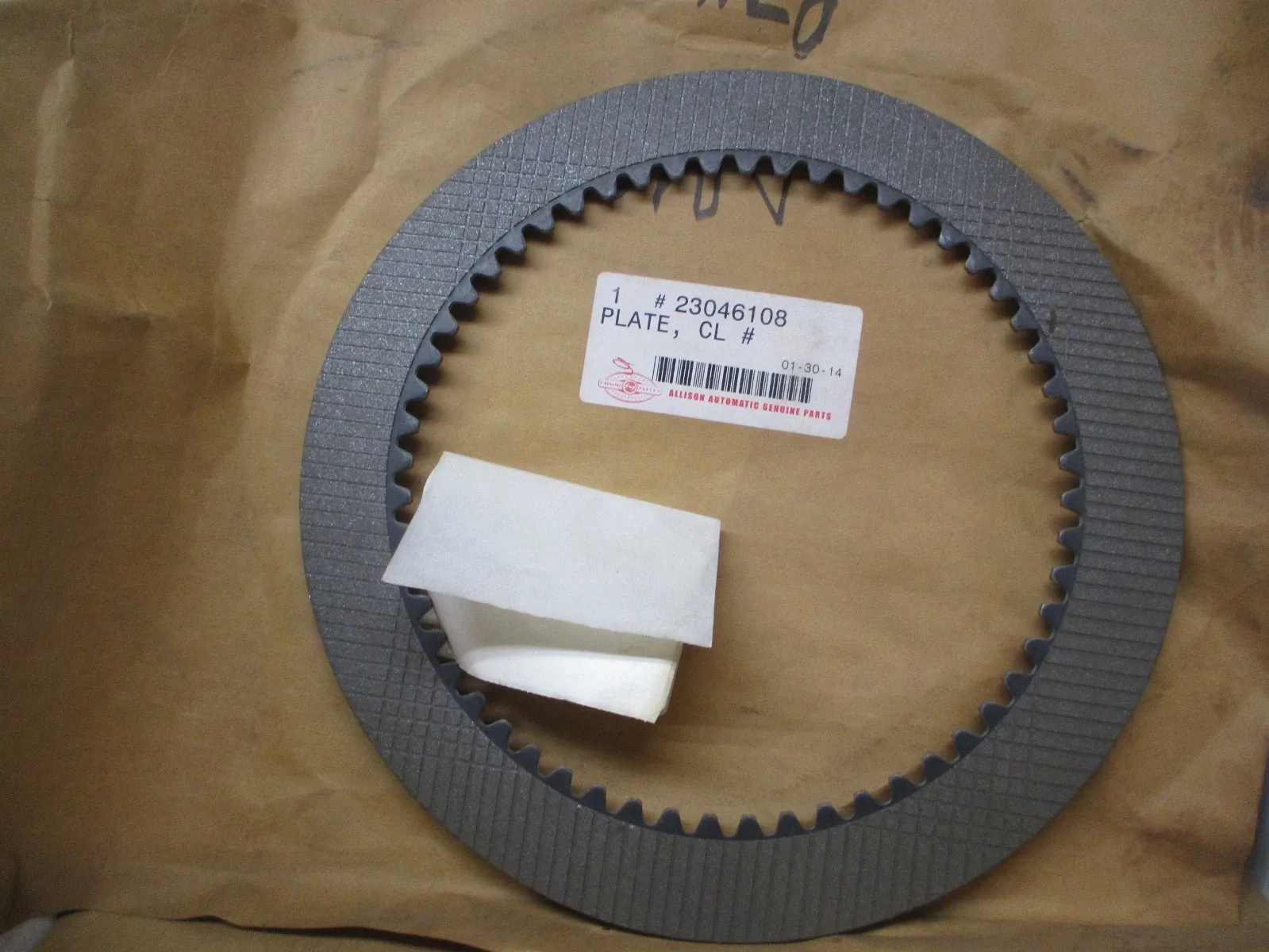 Allison MT640-654 Friction (Lockup) Clutch Plate — 23046108 image 3